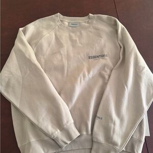 Fear of God Essentials Beige Crewneck